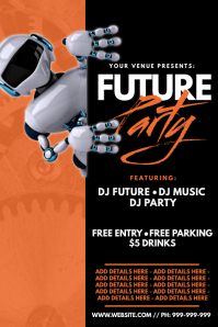 110 Futuristic Customizable Design Templates Postermywall