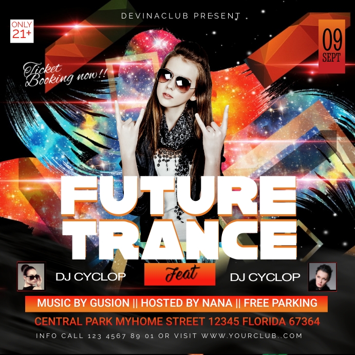 Copy of Future Trance | PosterMyWall