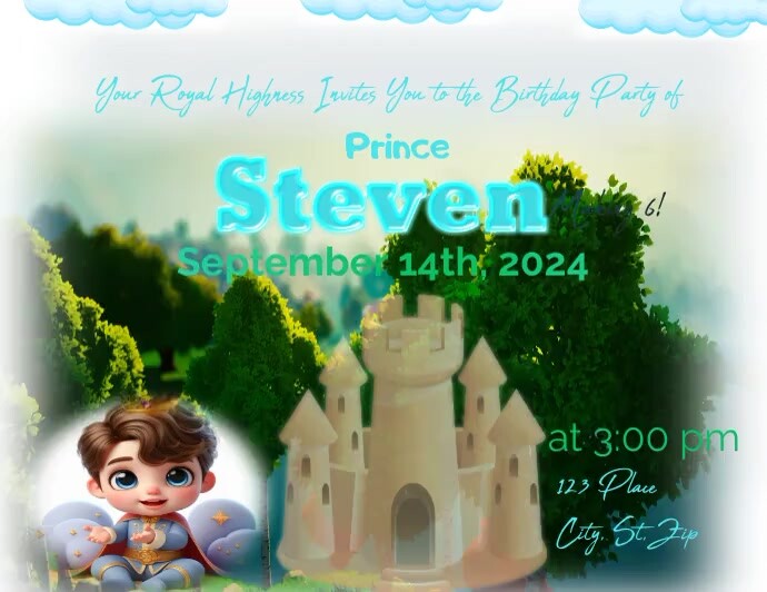 Futuristic A.i. Birthday Flyer Flyer (us Lett template