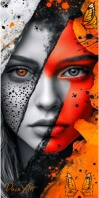 Futuristic Art Wallpaper  Roll Up Banner 3' × 6' template