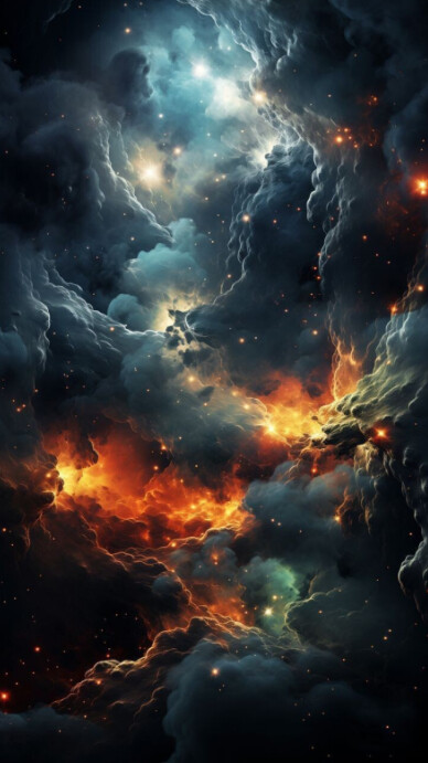 Futuristic Background  Digital Display (9:16) template