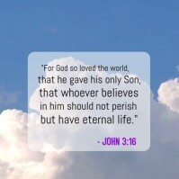Futuristic Bible Reading  Instagram Post Instagram-opslag template