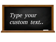 Futuristic Blank Blackboard With Wooden Frame – Classroom Chalkboard Background For Educational Desi Yard Sign template