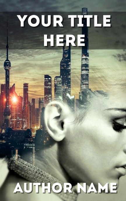 Copy of Futuristic Book Cover Design | PosterMyWall