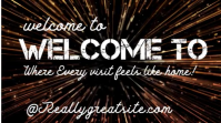 Futuristic Brown Background Welcome To My Channel Intro Screen Video Template  Digital Display (16:9