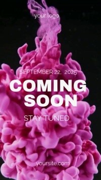 Futuristic Coming Soon Instagram Reel template