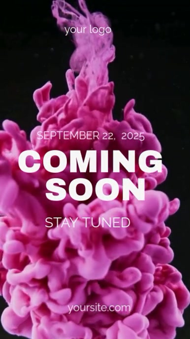 Futuristic Coming Soon Instagram Reel template