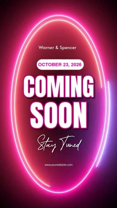 Futuristic Coming Soon  Instagram Reel template