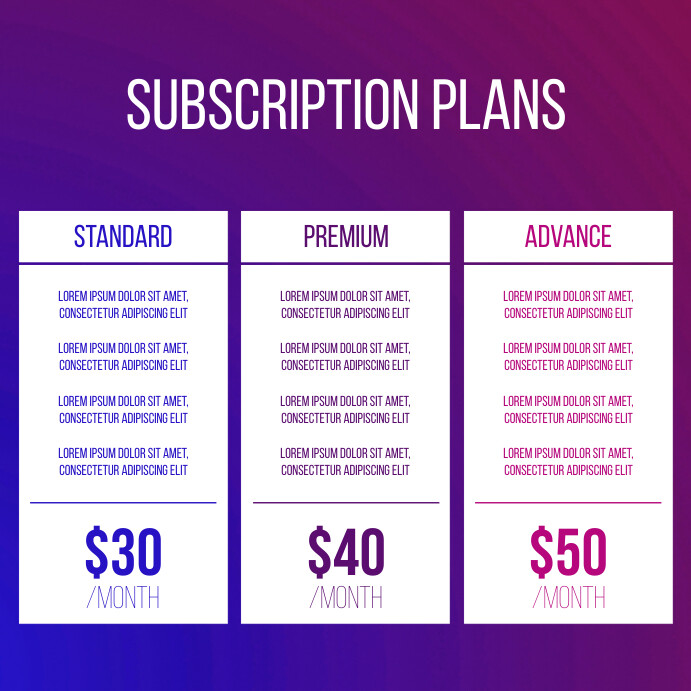 futuristic corporate business rate card Template | PosterMyWall
