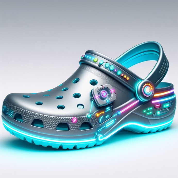 Crocs Design Post Plantilla de Futuristic Crocs Template Instagram Post | PosterMyWall