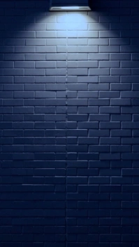 Futuristic Dark Blue Brick Wall  Digital Display (9:16) template