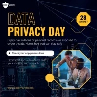 Futuristic Data Privacy Day Template Instagram Post