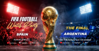 FIFA Football Watch Party Sampul Acara Facebook Template