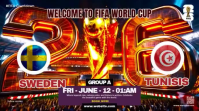 Futuristic FIFA World Cup Digital Display Video template