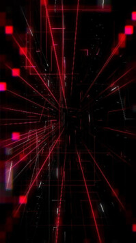 Black Futuristic Design Digitalt display Template