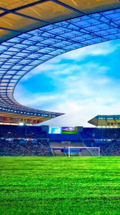 Futuristic Game Day Vibes Full Stadium  Instagram Story template