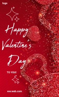 Futuristic Happy Valentine's Day Us Legal template