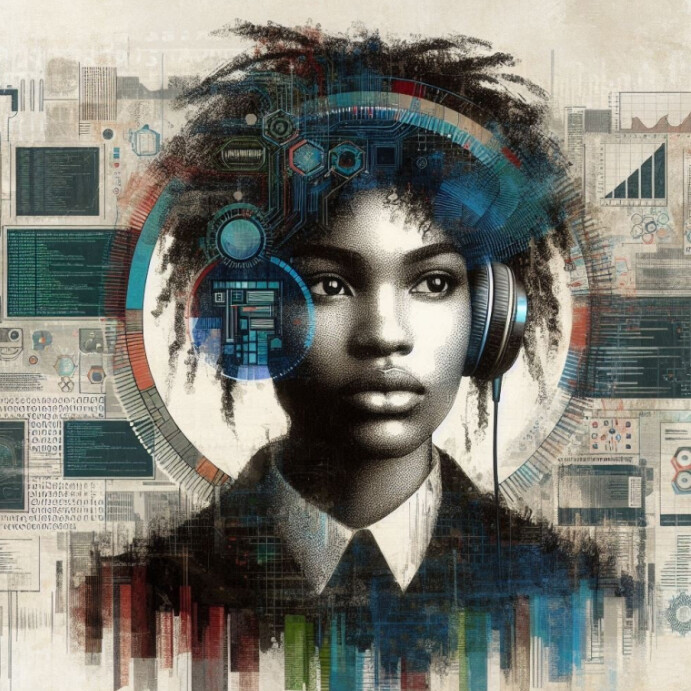 Futuristic Ict Ai Computer Instagram Post Template | PosterMyWall