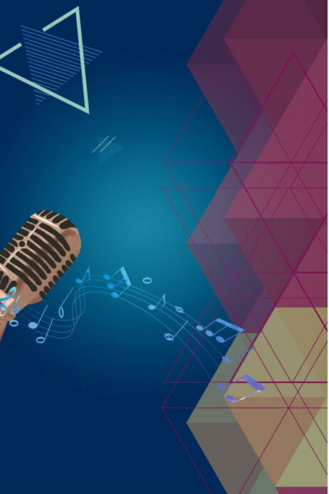 Futuristic Music  Poster Plakat template