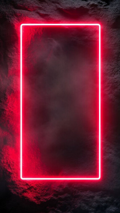 Futuristic Neon Digital Display (9:16) template