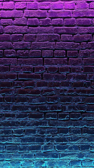 Futuristic Neon Wall Digital Display (9:16) template