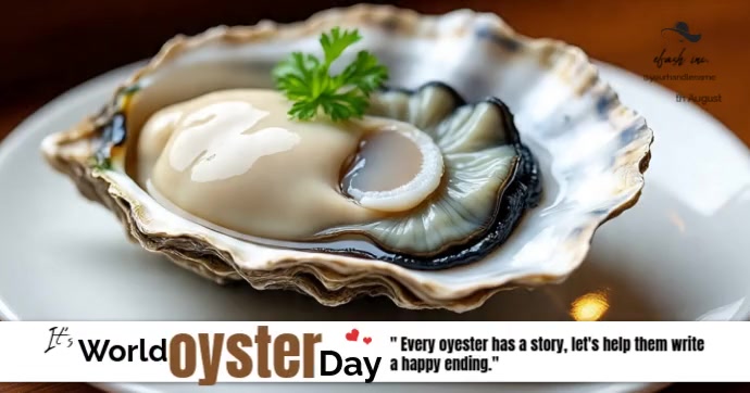 Futuristic Oyster Facebook Shared Image template