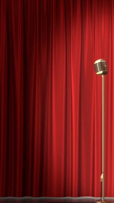 Futuristic Red Music Background Digital Display (9:16) template