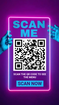 Futuristic  Scan Me  Instagram Story template