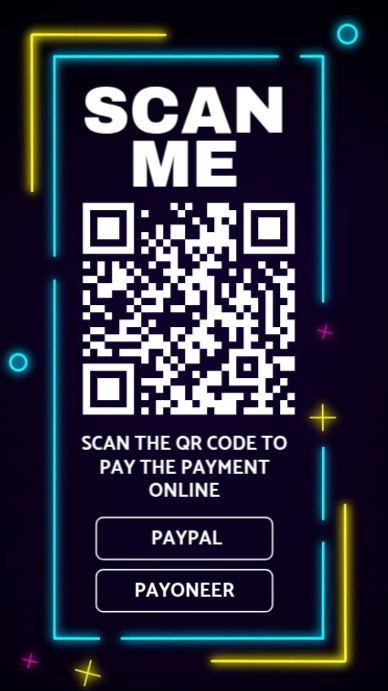 Futuristic Scan Qr Code Instagram Story template