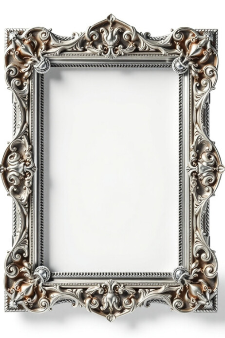 Futuristic Silver Frame Poster Template | PosterMyWall