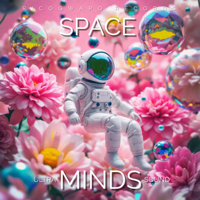 Futuristic Space Minds Album Artw Album Cover Template | PosterMyWall