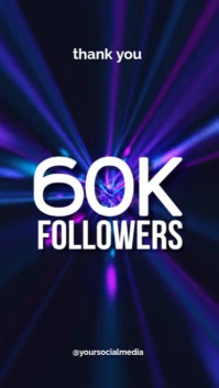 Futuristic Thank You Instagram Story template