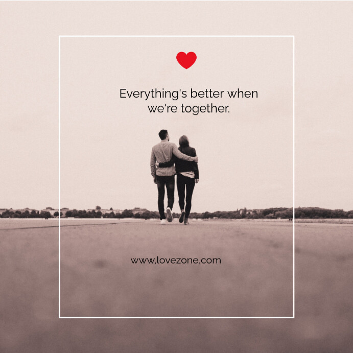 Futuristic Together Forever Instagram Post template