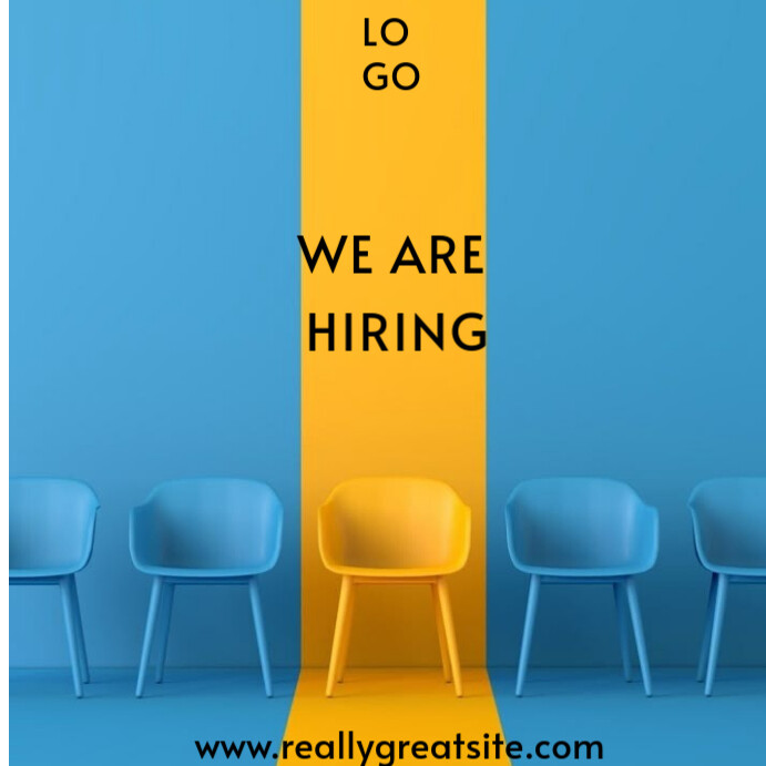 Futuristic We Are Hiring Instagram Post Wpis na Instagrama template