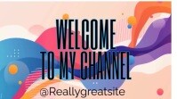 Futuristic Welcome To My Channel Intro Screen Template  Digital Display (16:9)