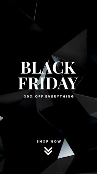 Futuristik Black Friday Sale Reel Instagram template