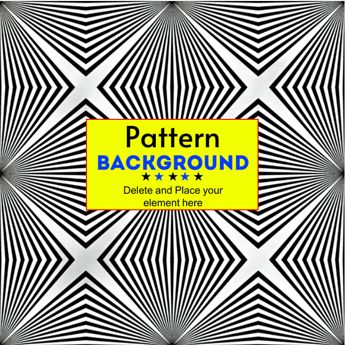 Géométrique Pattern Background Message Instag template