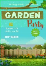 GADEN PARTY A5 template