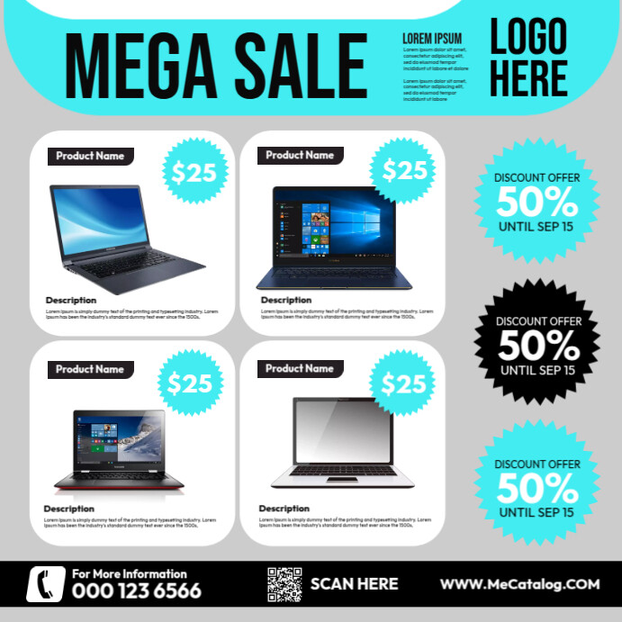 Gadget Catalog Template PosterMyWall