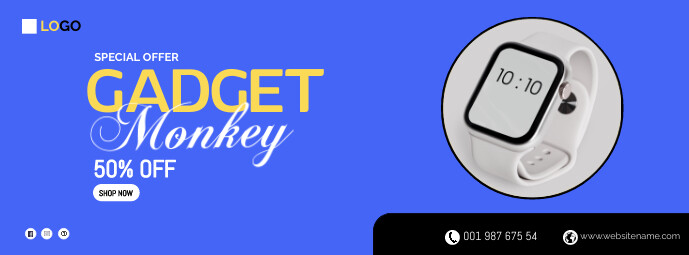 gadget monkey Facebook Cover template