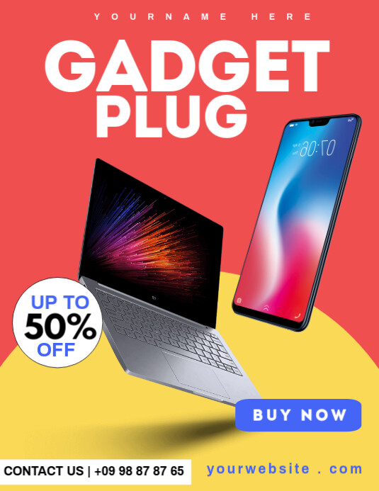 gadget plug Template | PosterMyWall