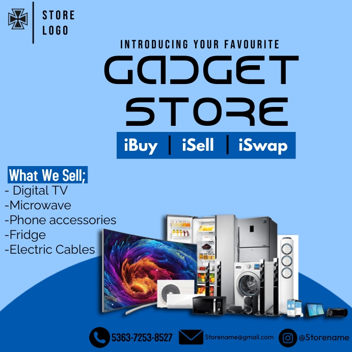 Gadget store Template | PosterMyWall
