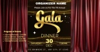 Gala Dinner Facebook Event Cover template