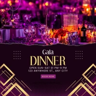 gala dinner template Square (1:1)