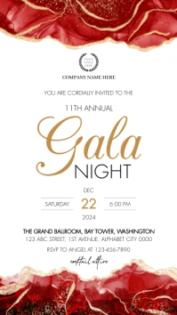 Gala Invitation Instagram Story template
