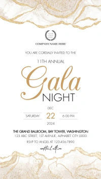 Gala Invitation Instagram Story template