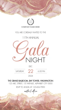 Gala Invitation Instagram Story template