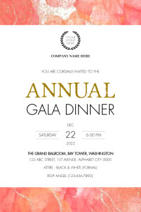 Gala Invitation Poster Template | PosterMyWall