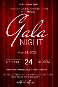 Gala Invitation  Poster template
