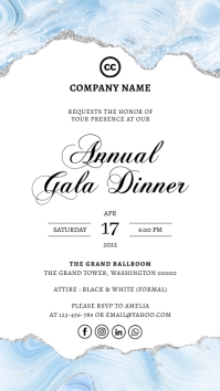 Gala Invitation Template Instagram Story